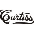 Curtiss Aircraft Decal/Vinyl Sticker 12" wide by 6 3/8" high!